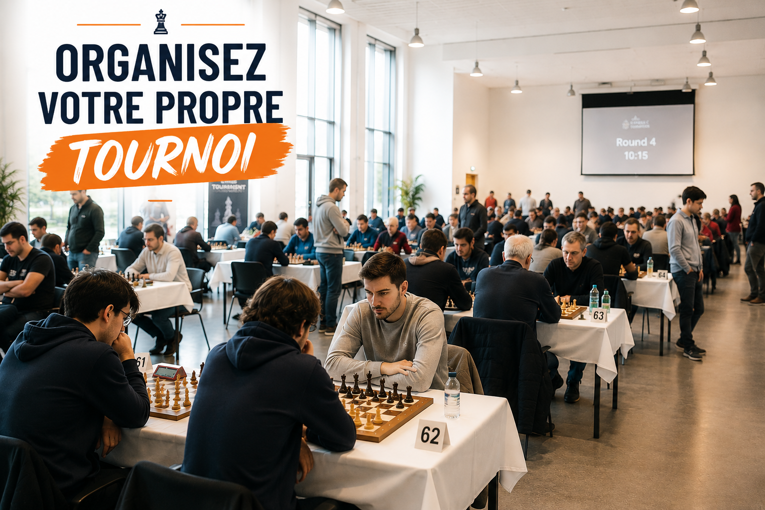 Organisez votre propre tournoi d'échecs